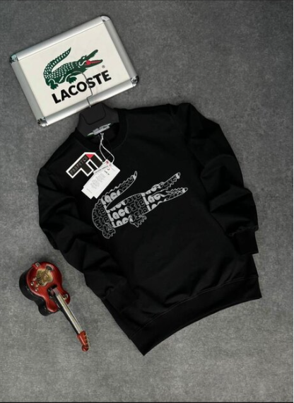 Lacoste Logosu Baskılı Sweat