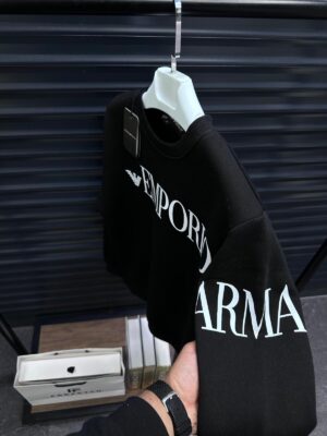 EMPORİO ARMANİ bisiklet yaka